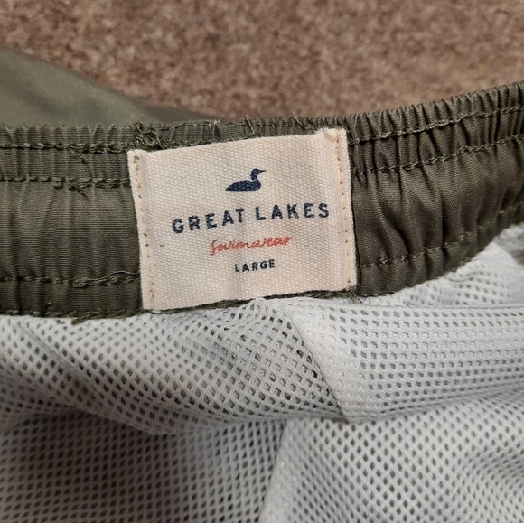 Great Lakes (Men's Large) Swimsuit Trunks Shorts - Picture 8 of 9